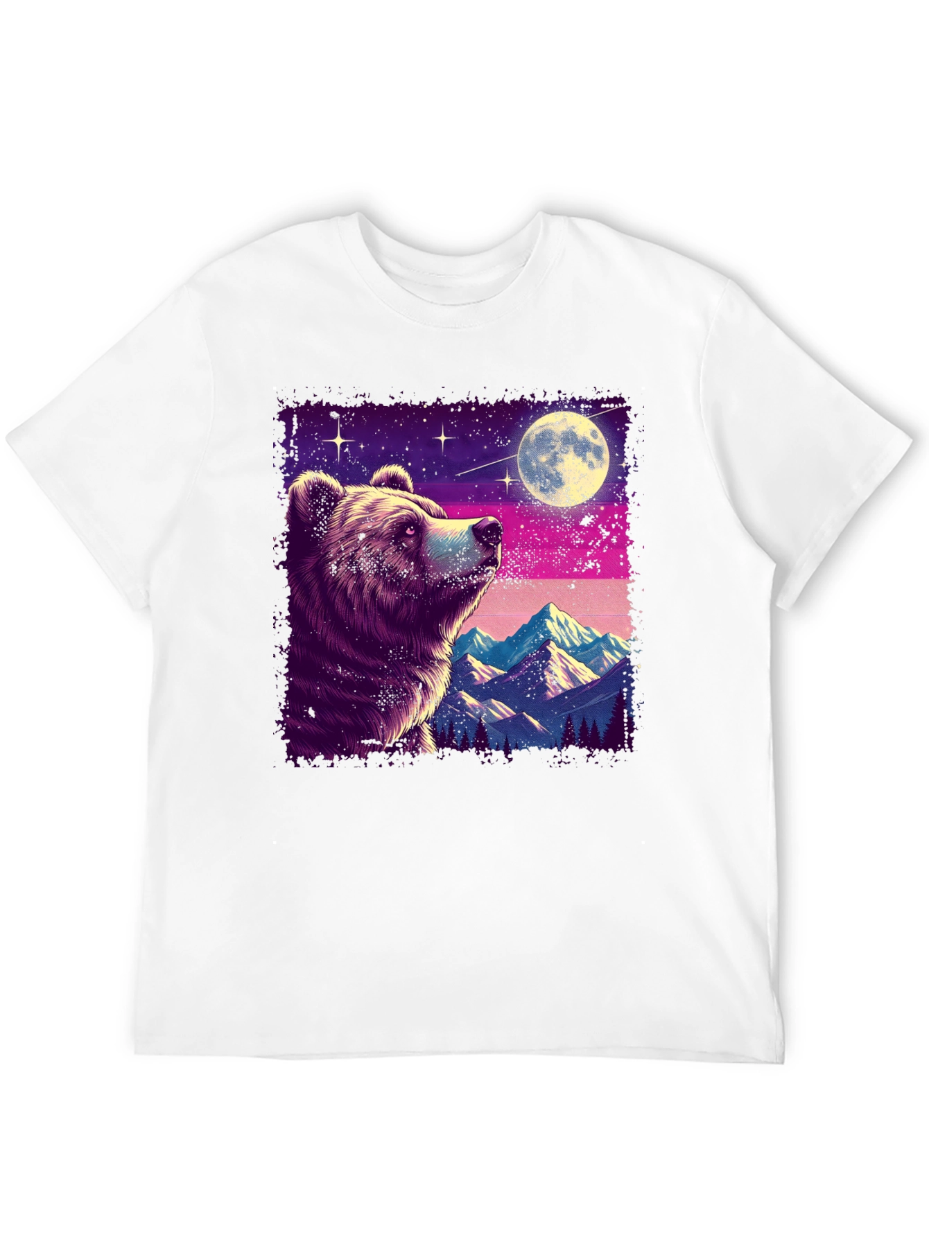 Bear Moon Mountain Graphic Tee