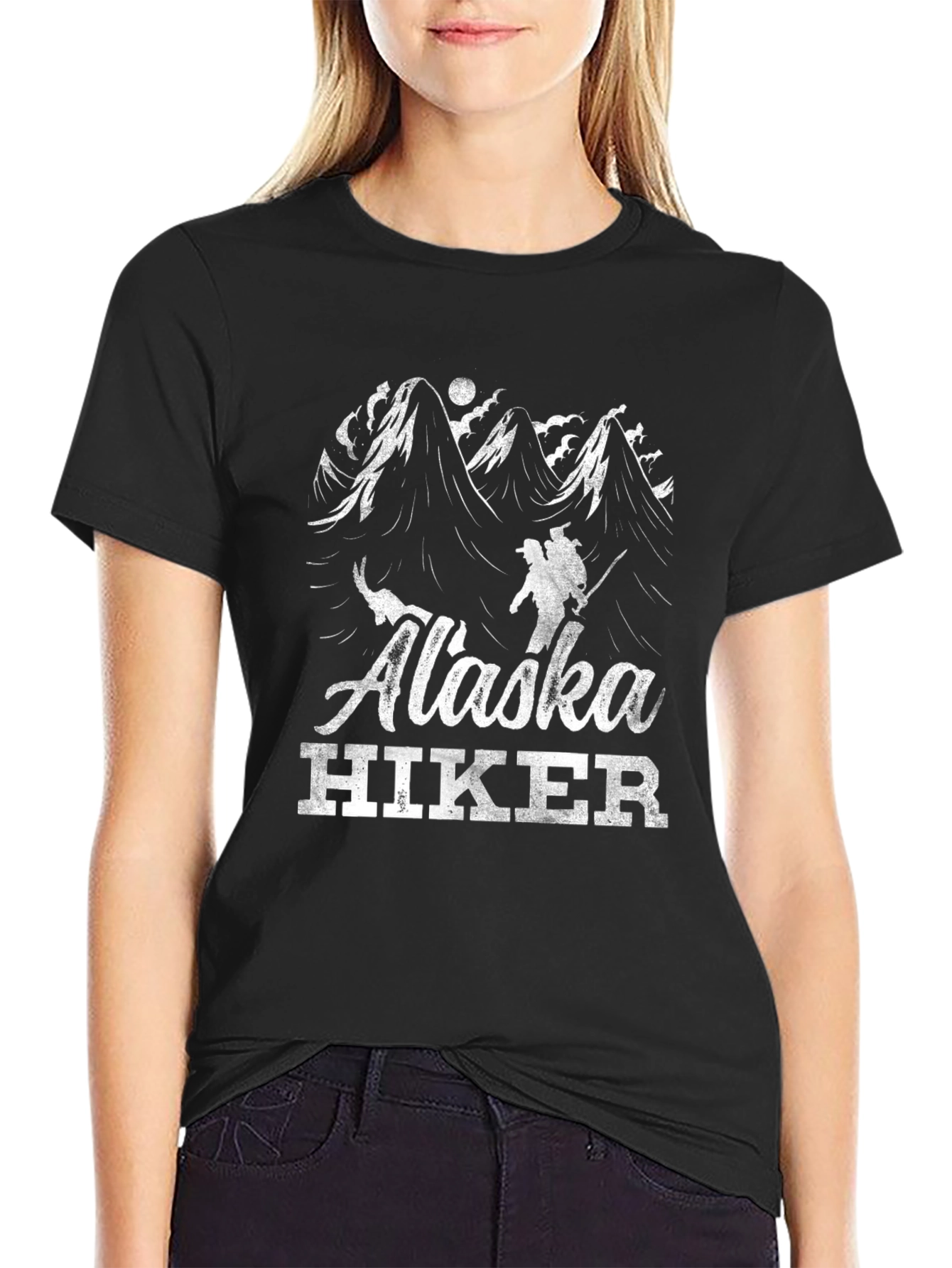 Alaska Hiker Graphic Tee - Adventure Awaits!