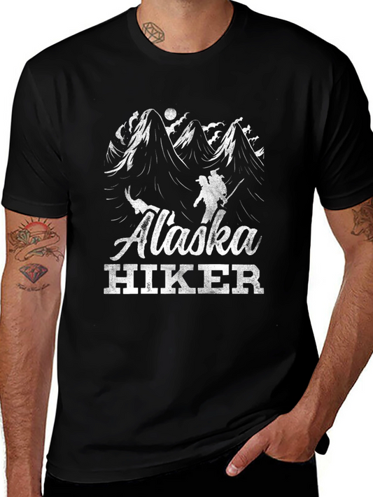 Alaska Hiker Graphic Tee - Adventure Awaits!