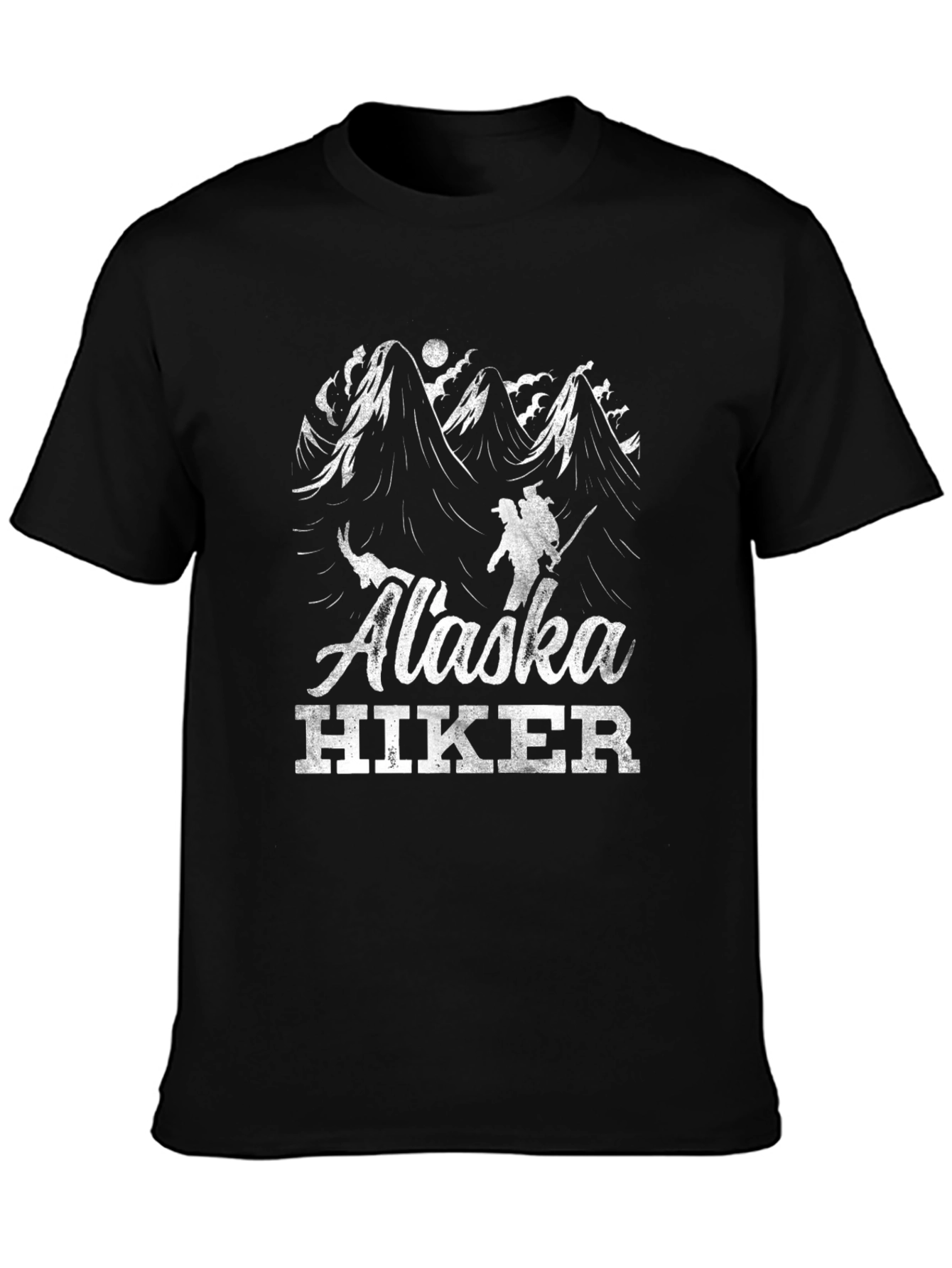 Alaska Hiker Graphic Tee - Adventure Awaits!