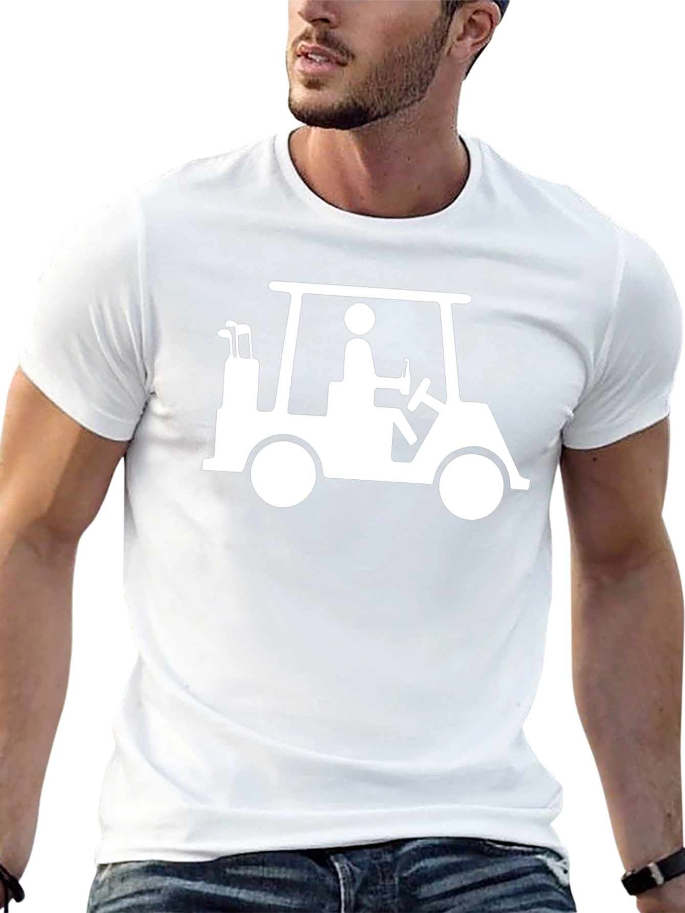 Golf Cart T-Shirt | Unique Golfing Apparel