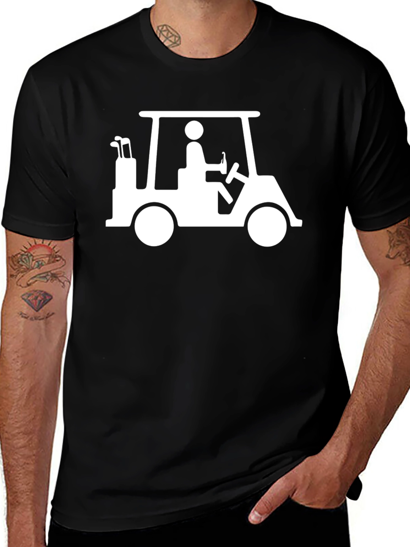 Golf Cart T-Shirt | Unique Golfing Apparel