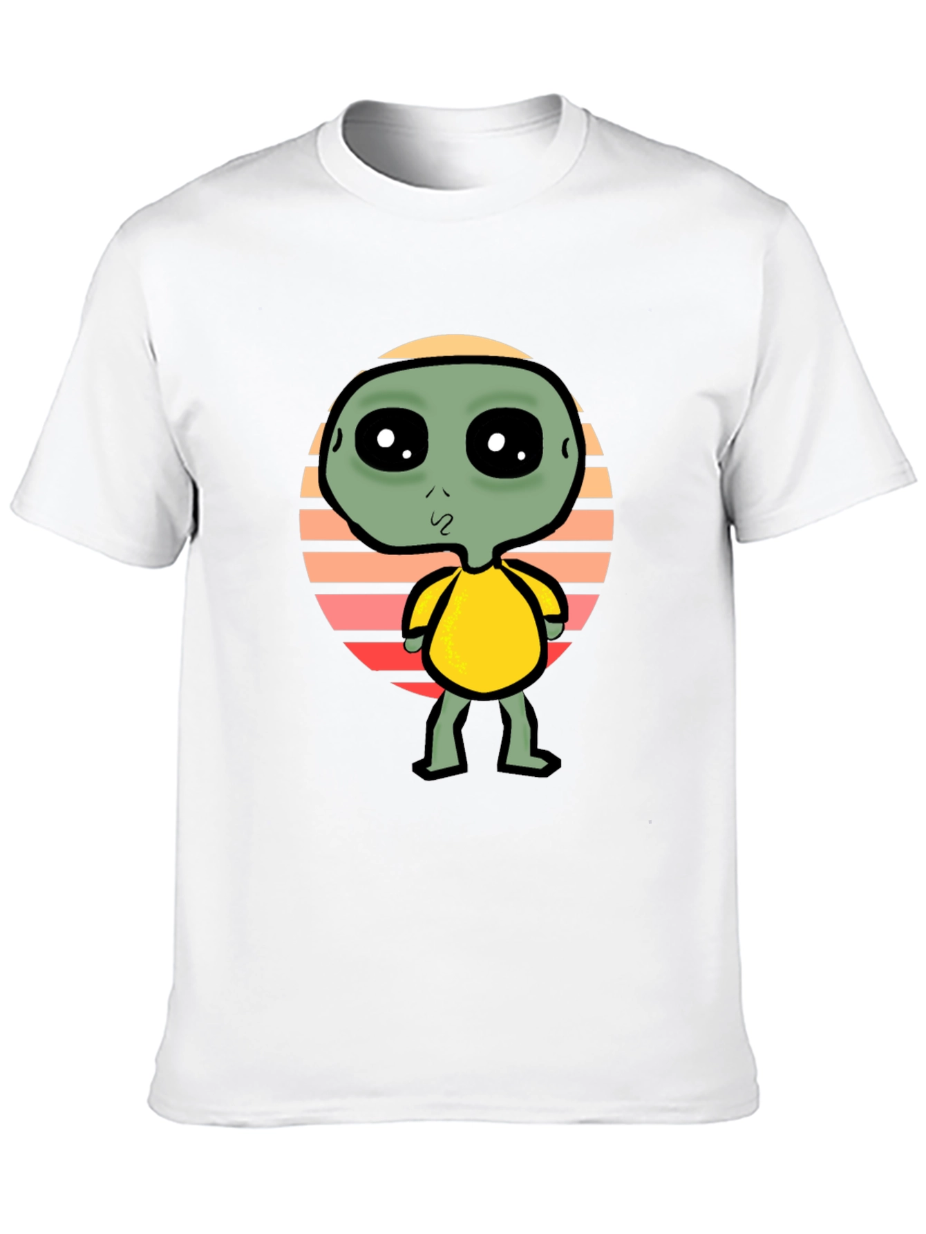 Alien Graphic Tee - Retro Style
