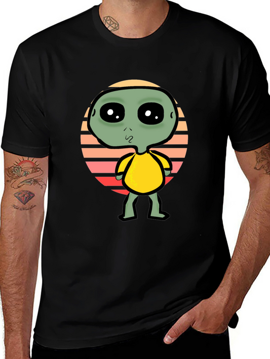 Alien Graphic Tee - Retro Style