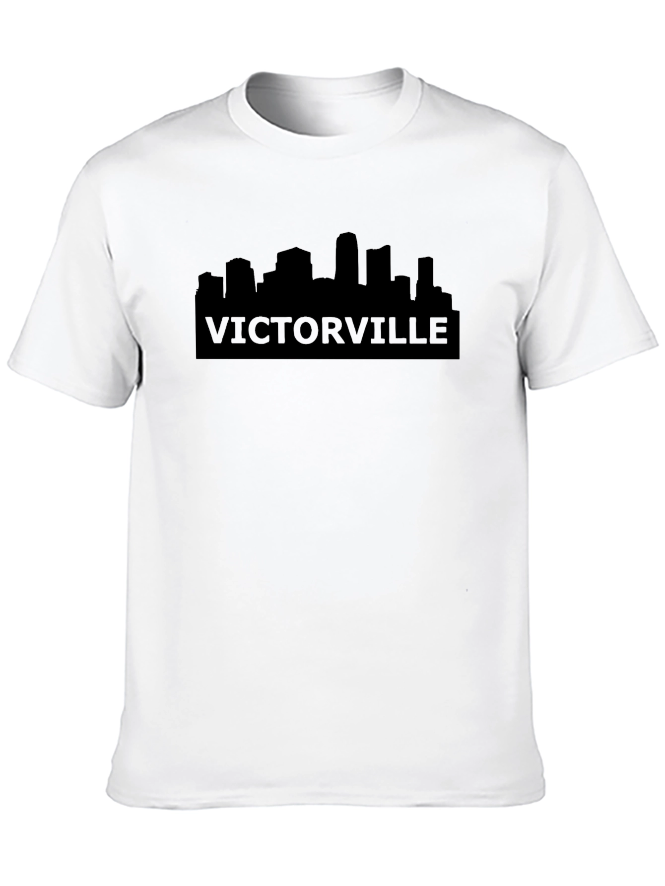Victorsville Skyline Black T-Shirt