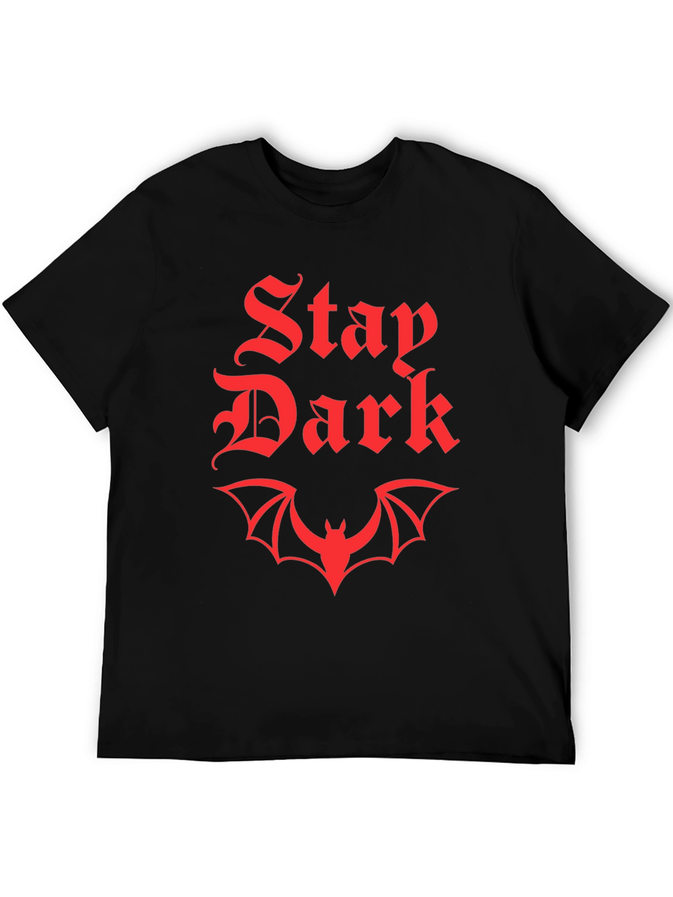 Stay Dark Bat Graphic T-Shirt