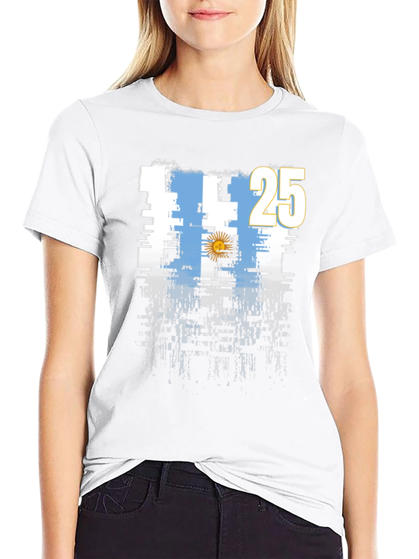 Argentina Flag T-Shirt - 25 Graphic Tee