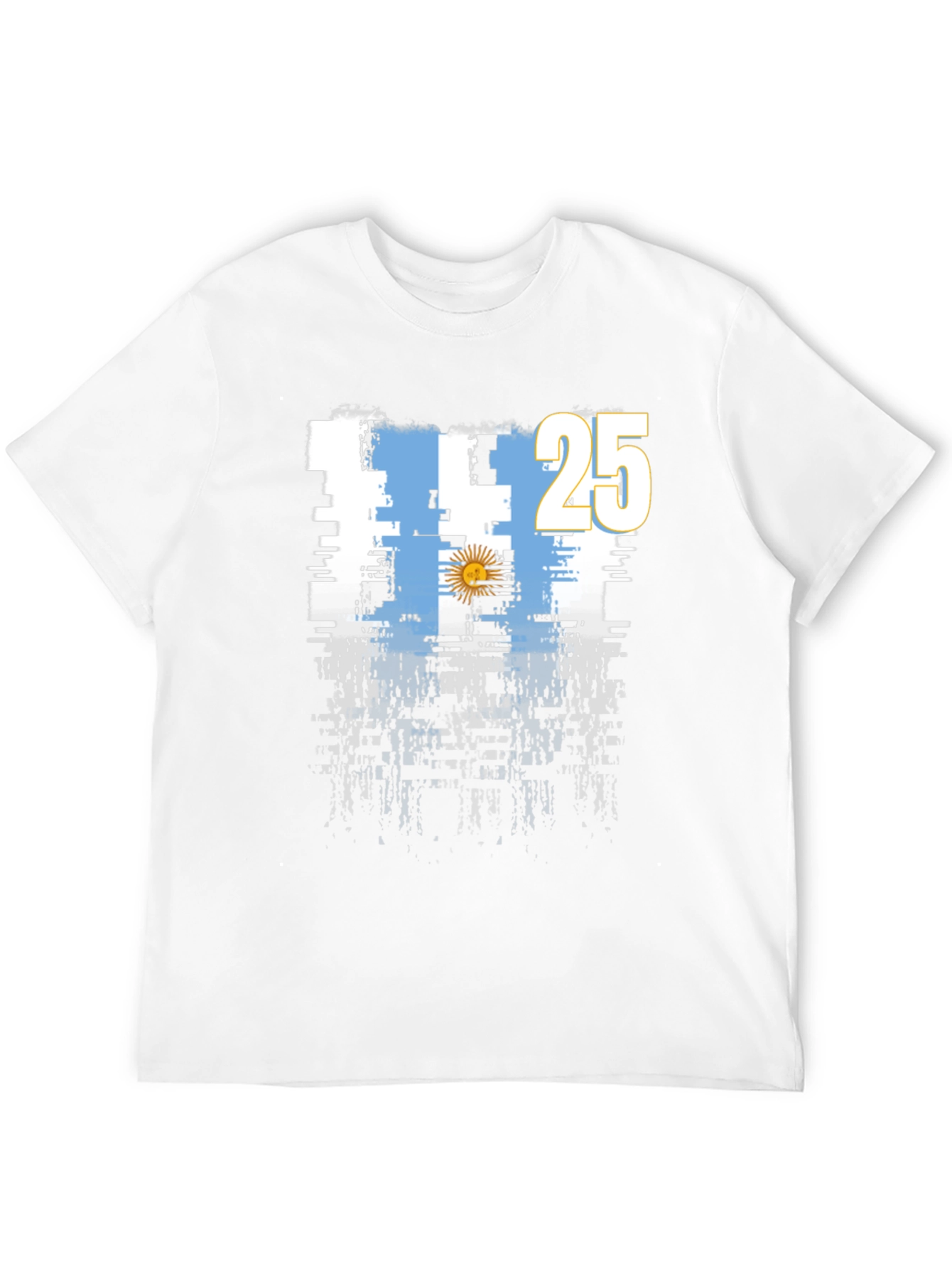 Argentina Flag T-Shirt - 25 Graphic Tee