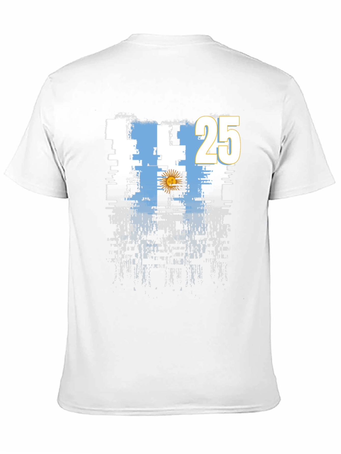 Argentina Flag T-Shirt - 25 Graphic Tee