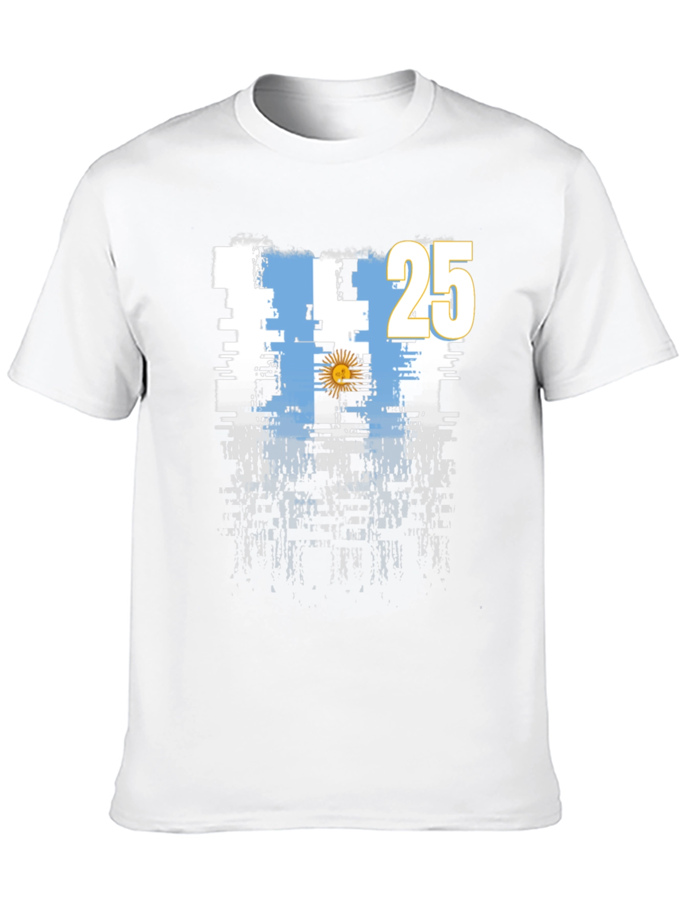 Argentina Flag T-Shirt - 25 Graphic Tee