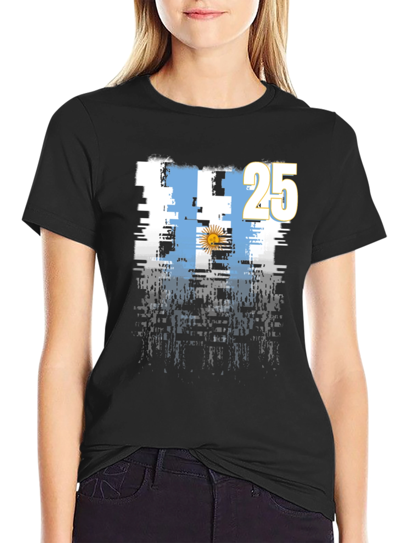 Argentina Flag T-Shirt - 25 Graphic Tee