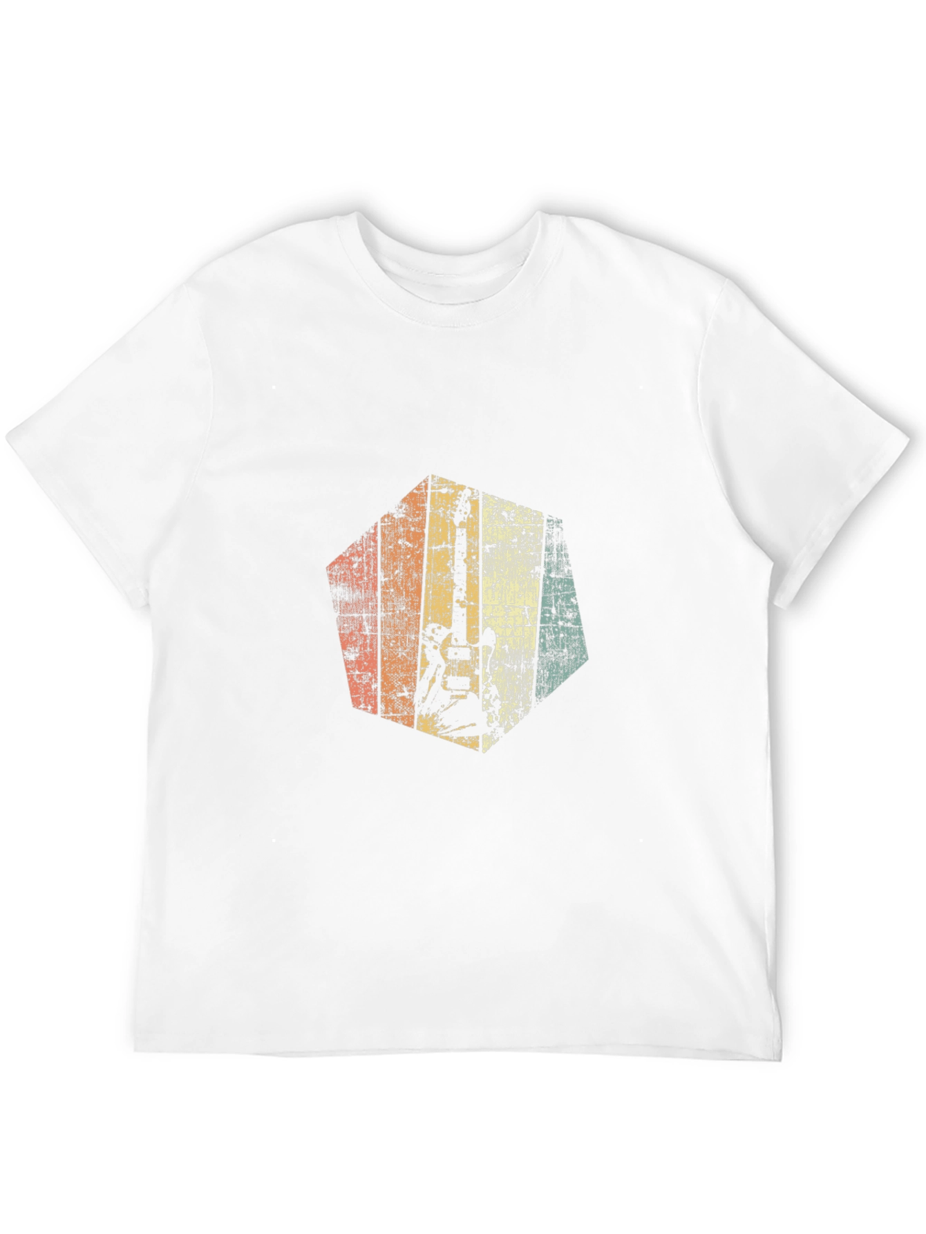 Retro Guitarist Graphic T-Shirt
