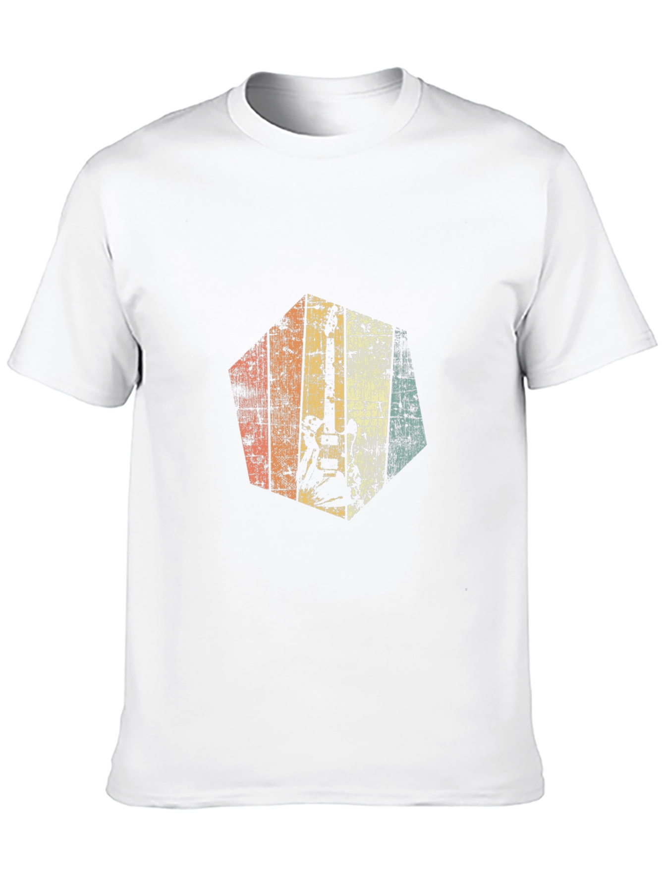 Retro Guitarist Graphic T-Shirt