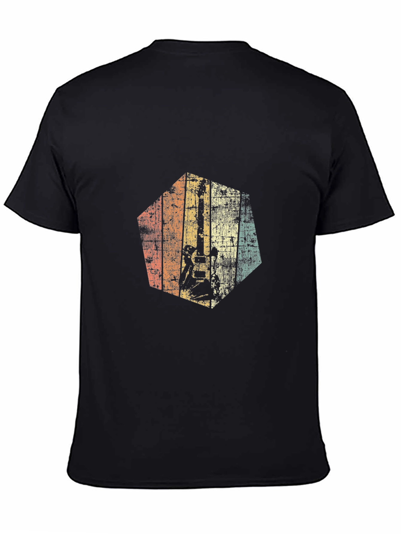 Retro Guitarist Graphic T-Shirt