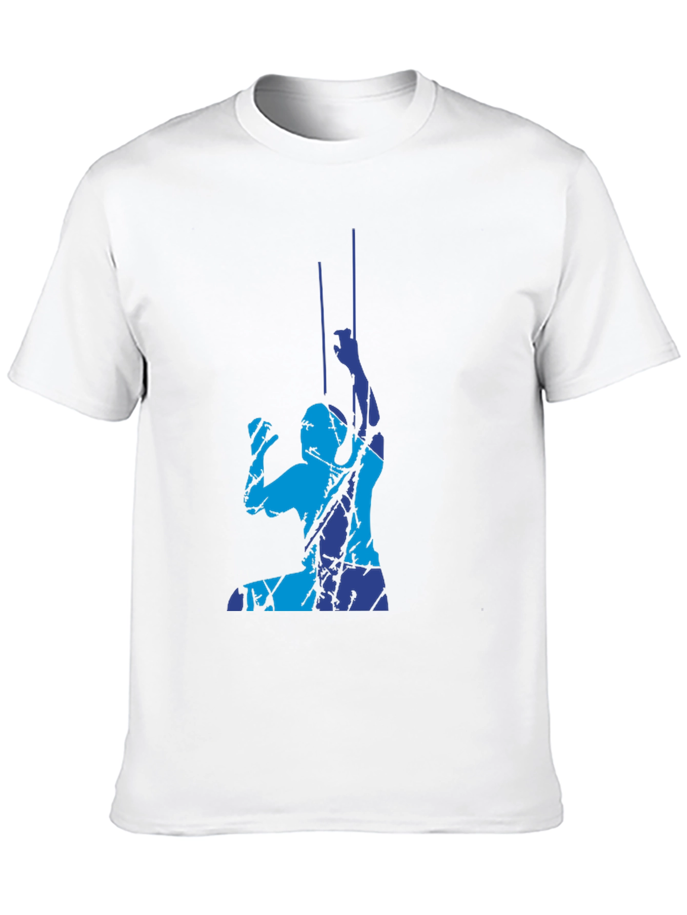 Abstract Climbing T-Shirt - Black