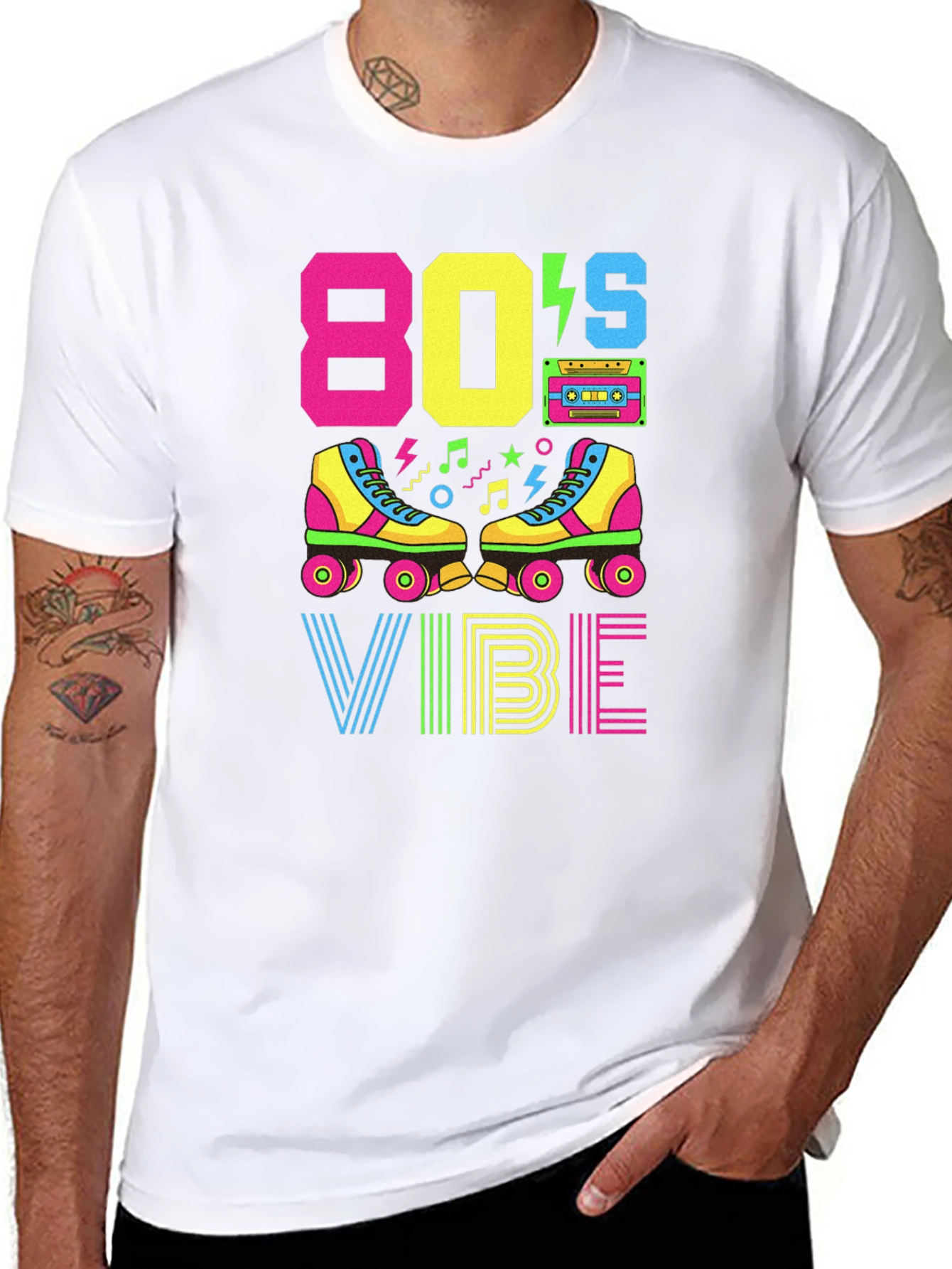 Retro 80s Vibe Graphic Tee