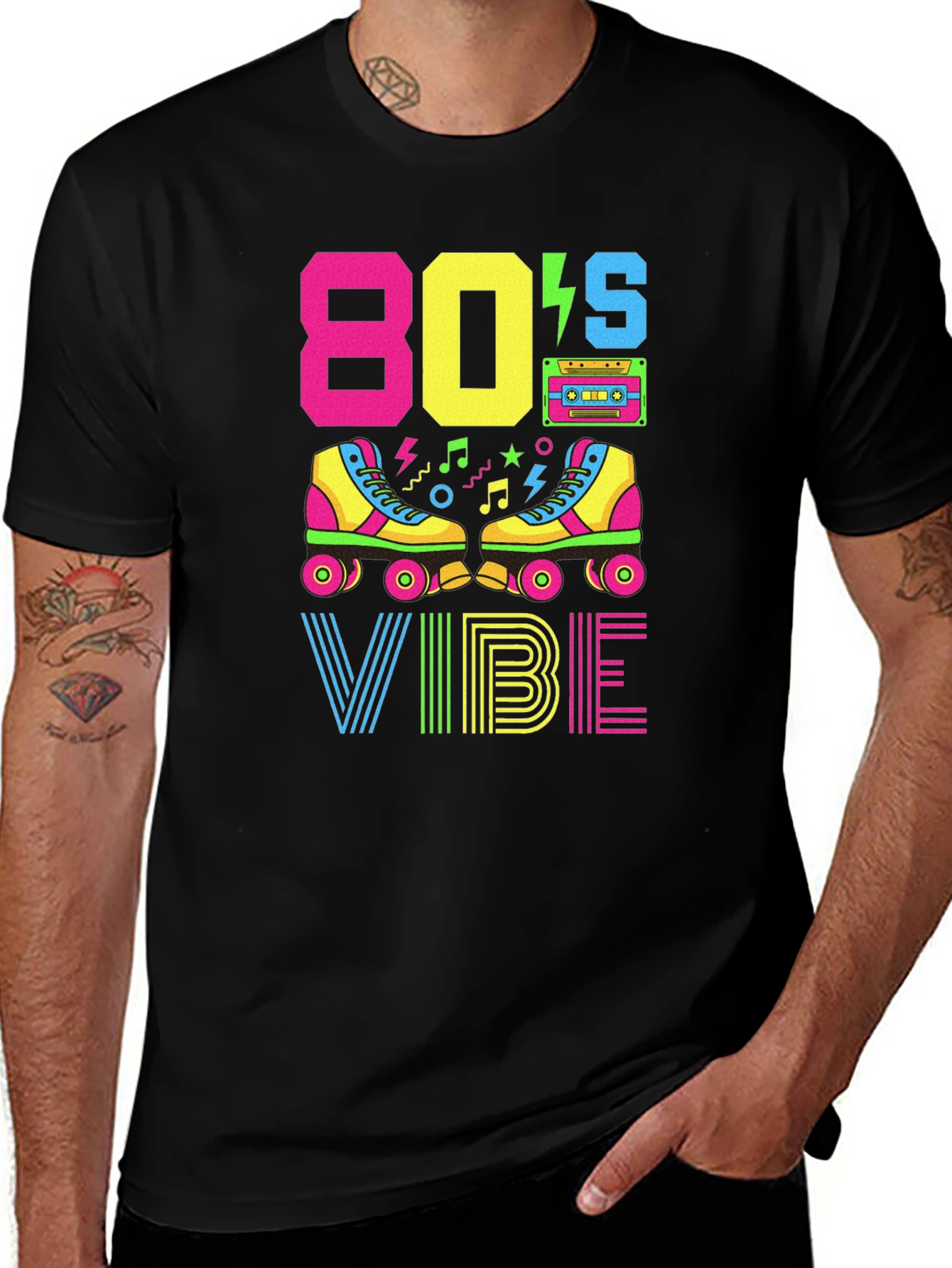 Retro 80s Vibe Graphic Tee