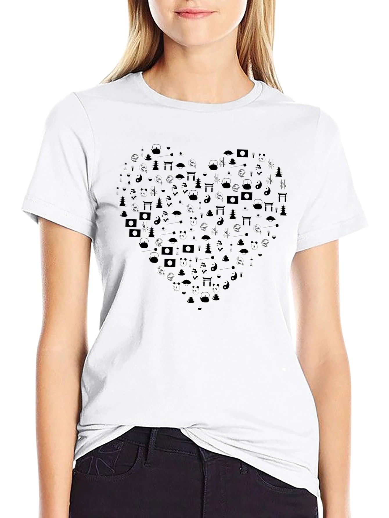 Zen Heart T-Shirt - Unique Japanese Design