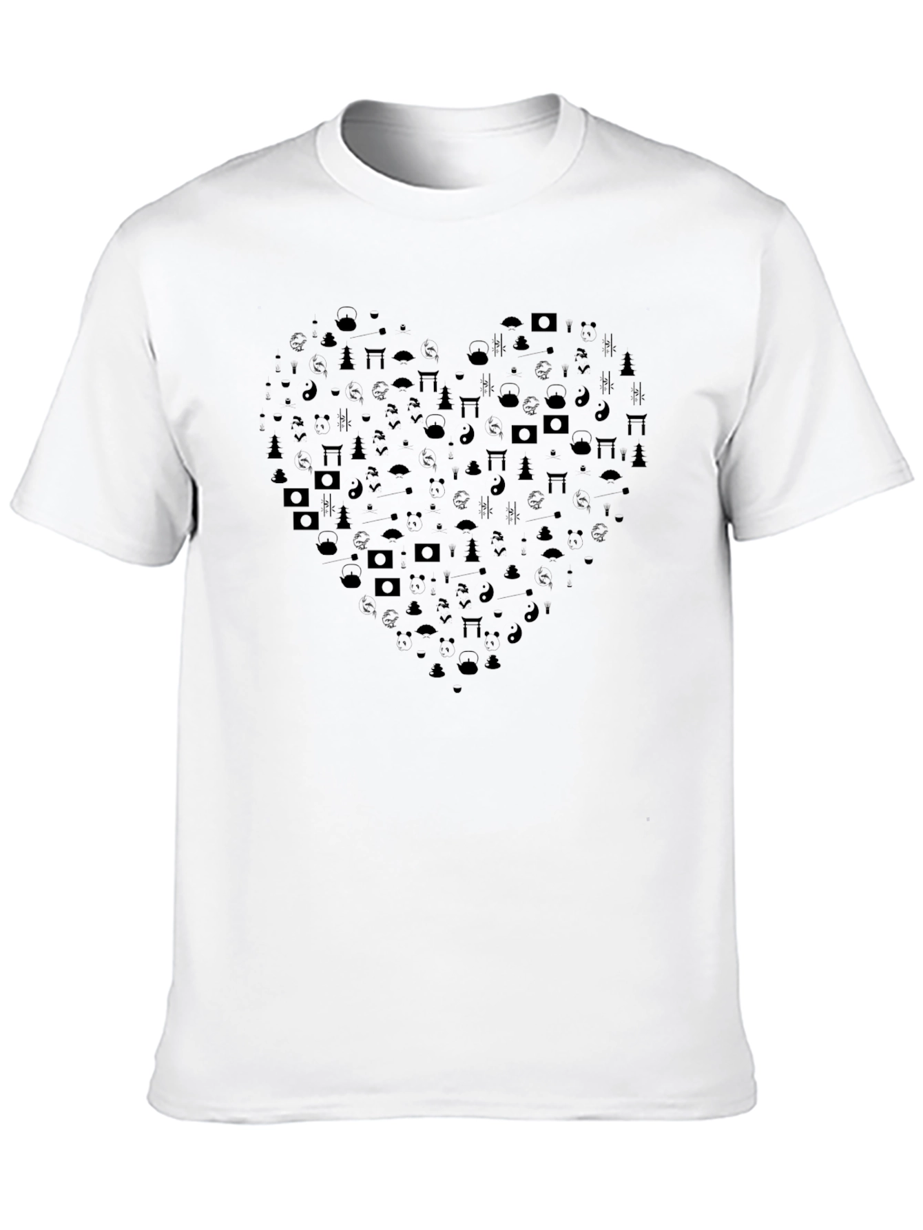 Zen Heart T-Shirt - Unique Japanese Design