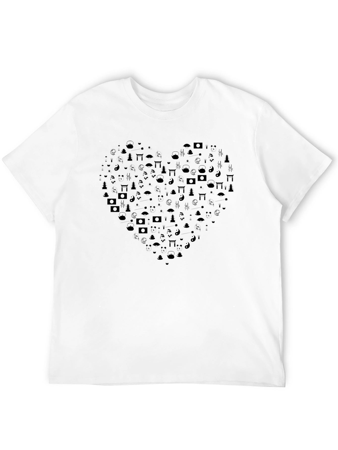 Zen Heart T-Shirt - Unique Japanese Design