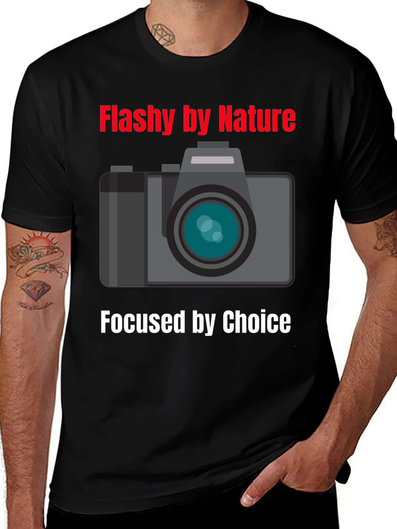 Flashy by Nature T-Shirt - Photographer Gift