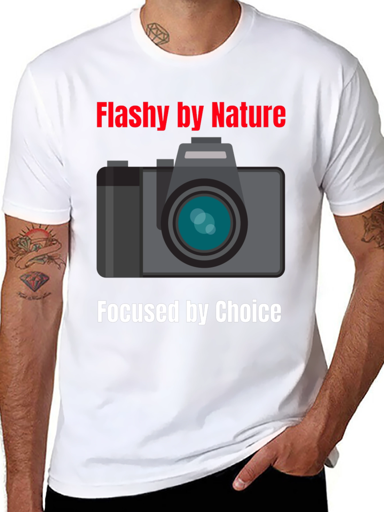 Flashy by Nature T-Shirt - Photographer Gift