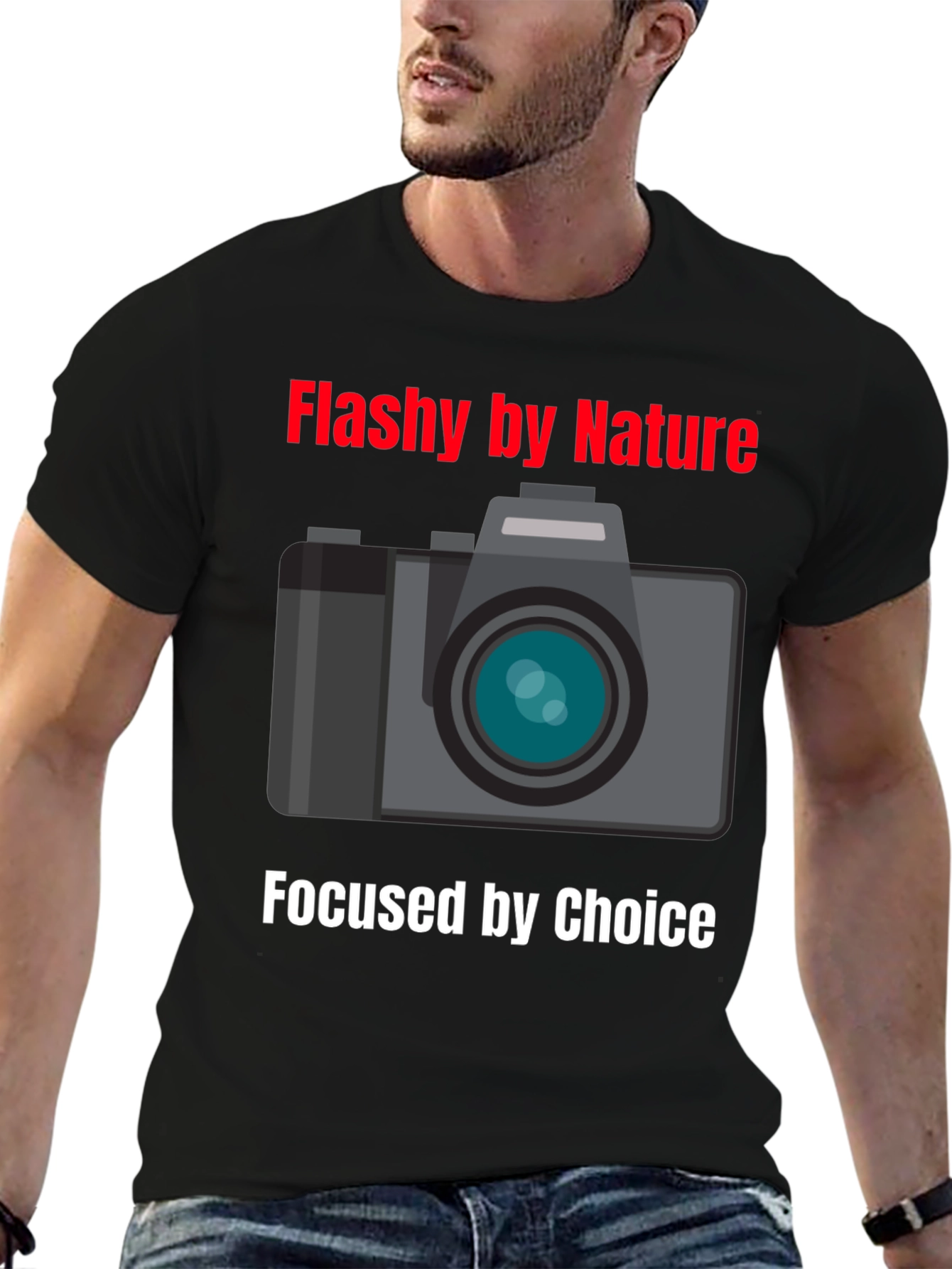 Flashy by Nature T-Shirt - Photographer Gift