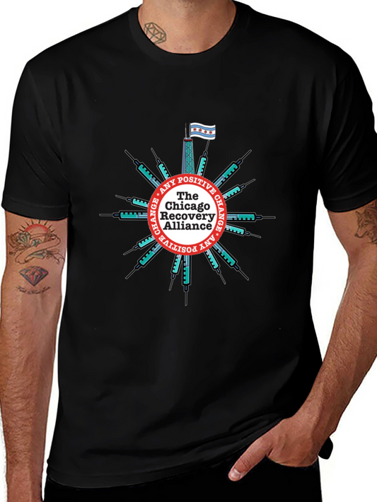 Chicago Recovery Alliance T-Shirt - Positive Change Advocate Tee