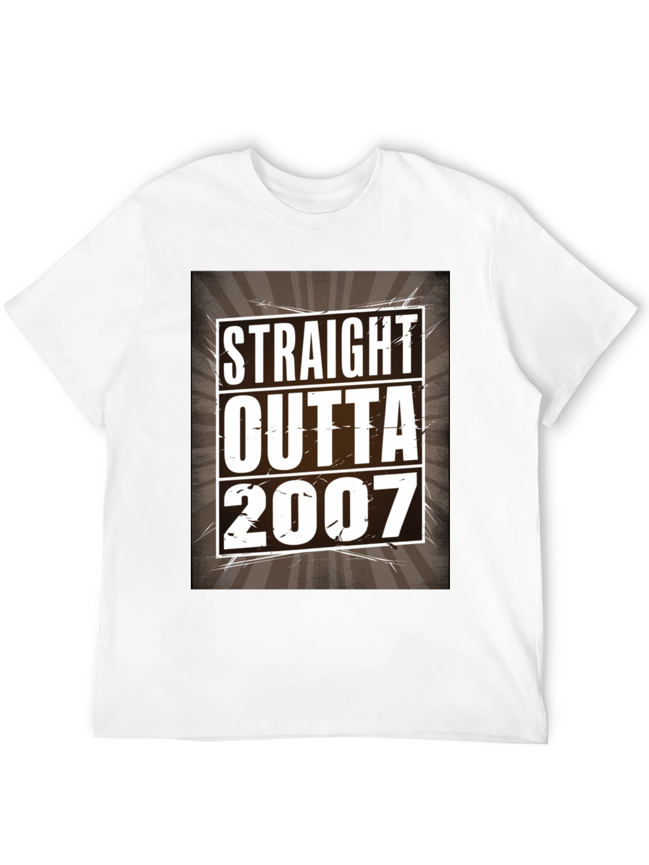 Straight Outta 2007 Black T-Shirt