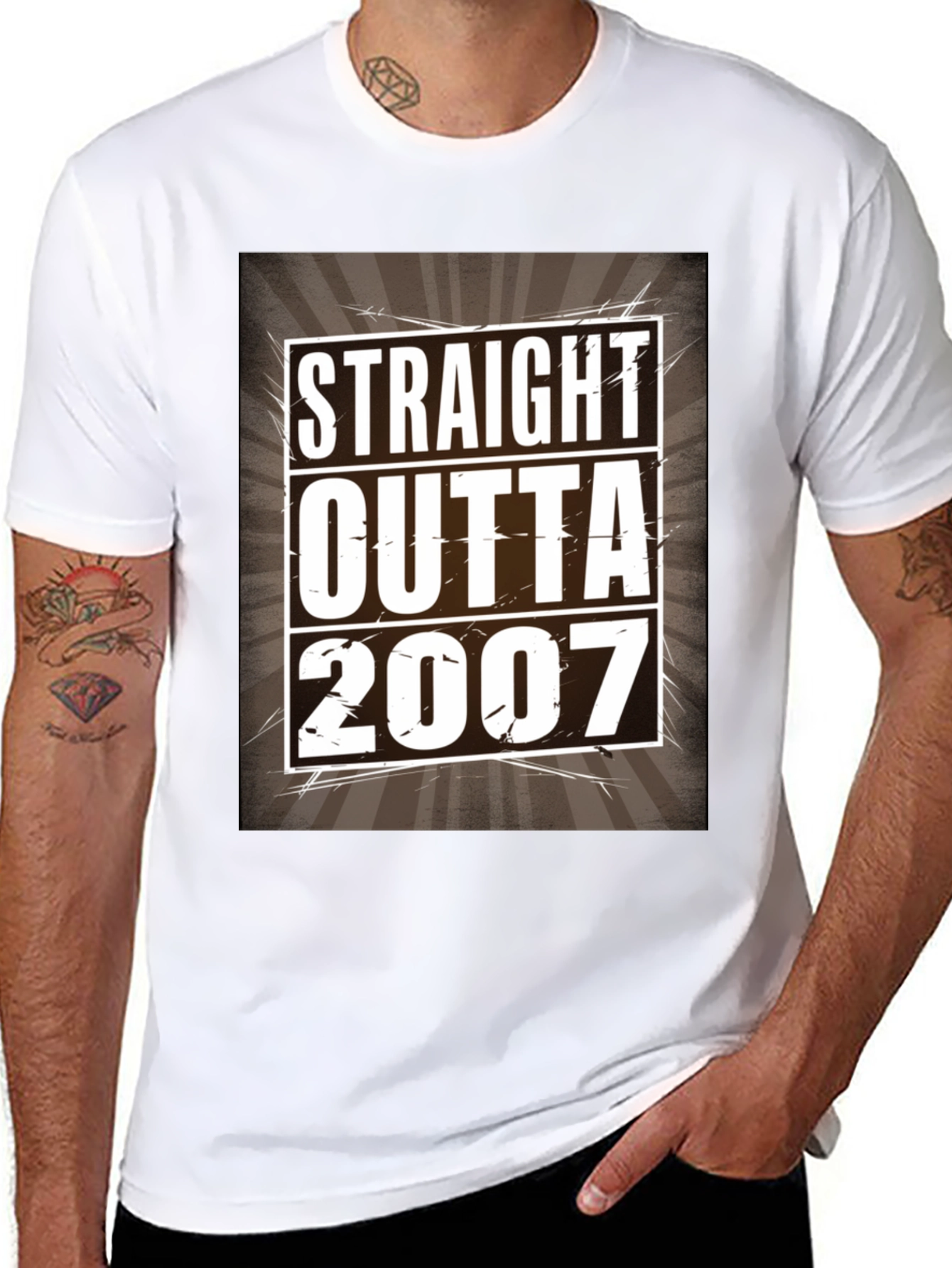 Straight Outta 2007 Black T-Shirt
