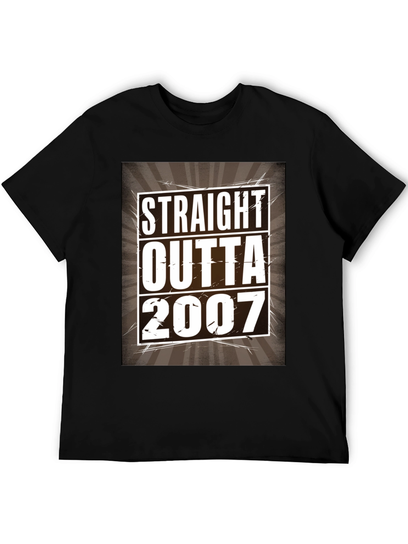 Straight Outta 2007 Black T-Shirt
