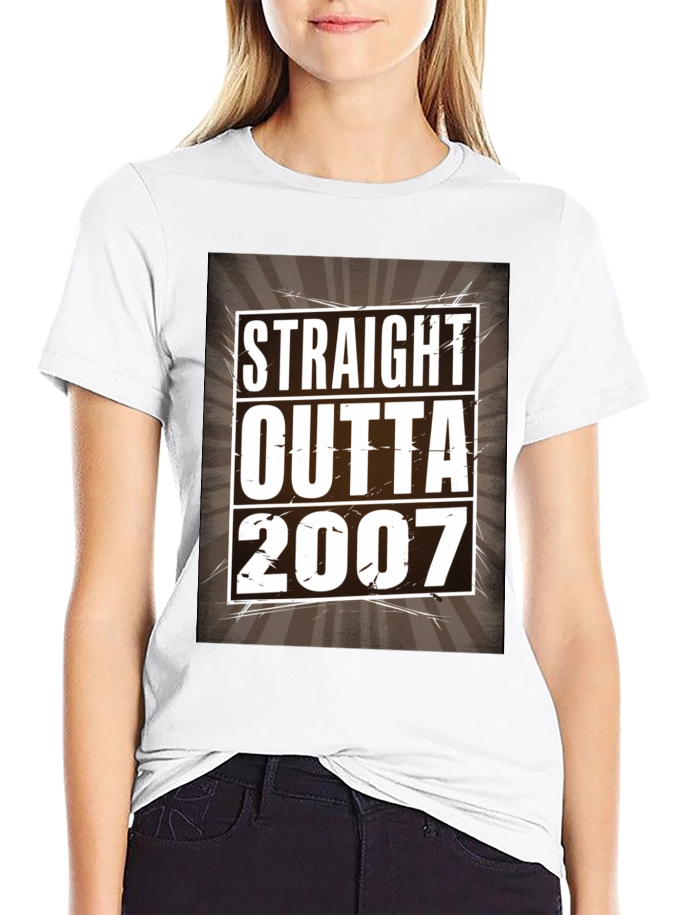 Straight Outta 2007 Black T-Shirt