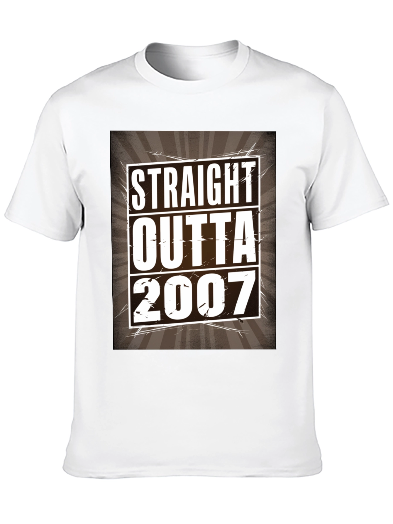Straight Outta 2007 Black T-Shirt
