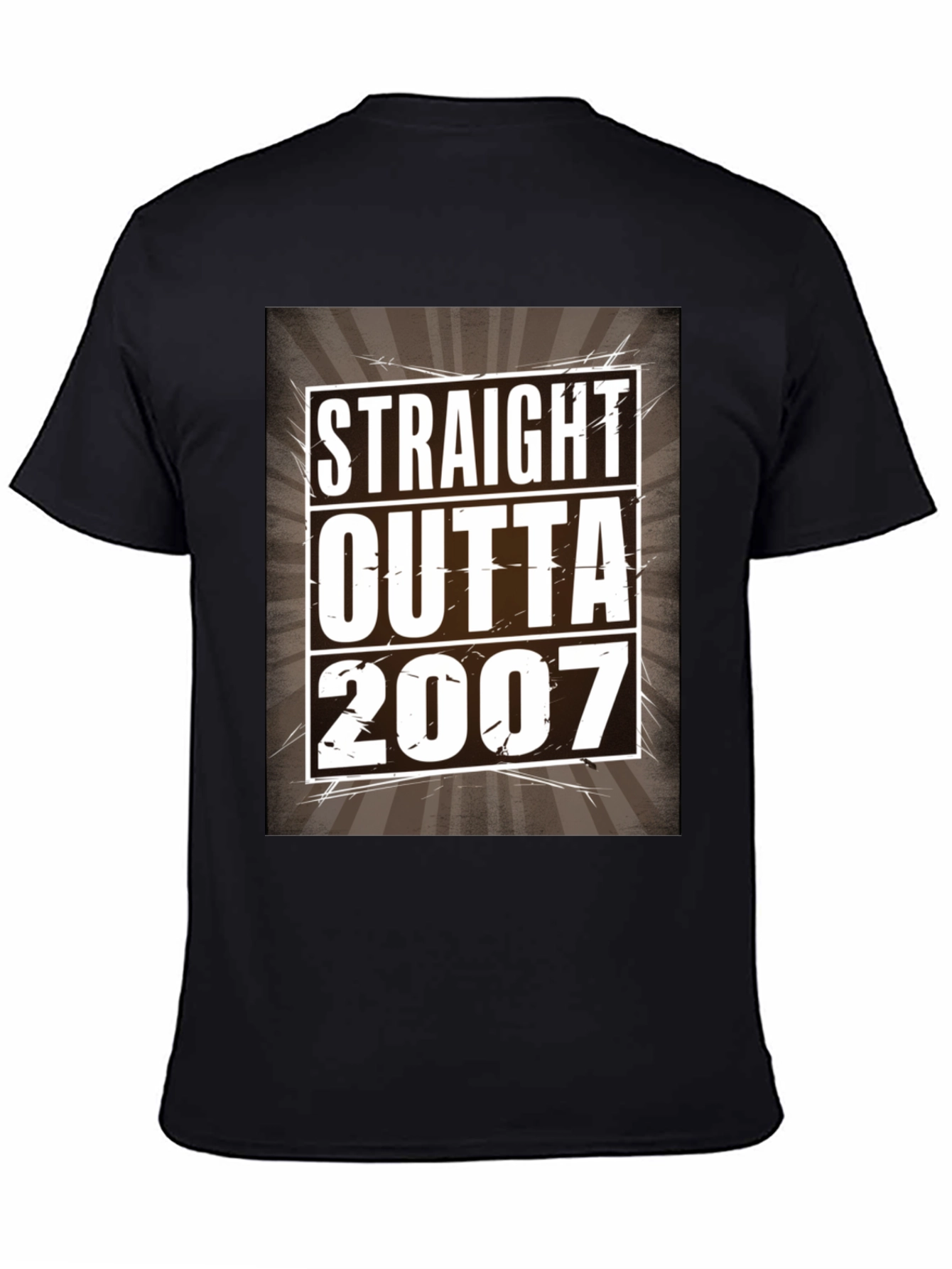 Straight Outta 2007 Black T-Shirt