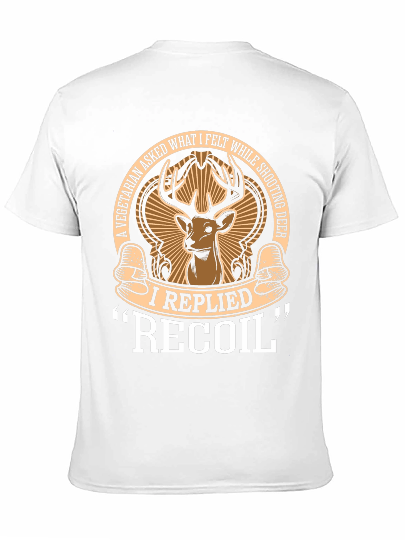 Vegetarian Asked Shooting Deer Funny T-Shirt