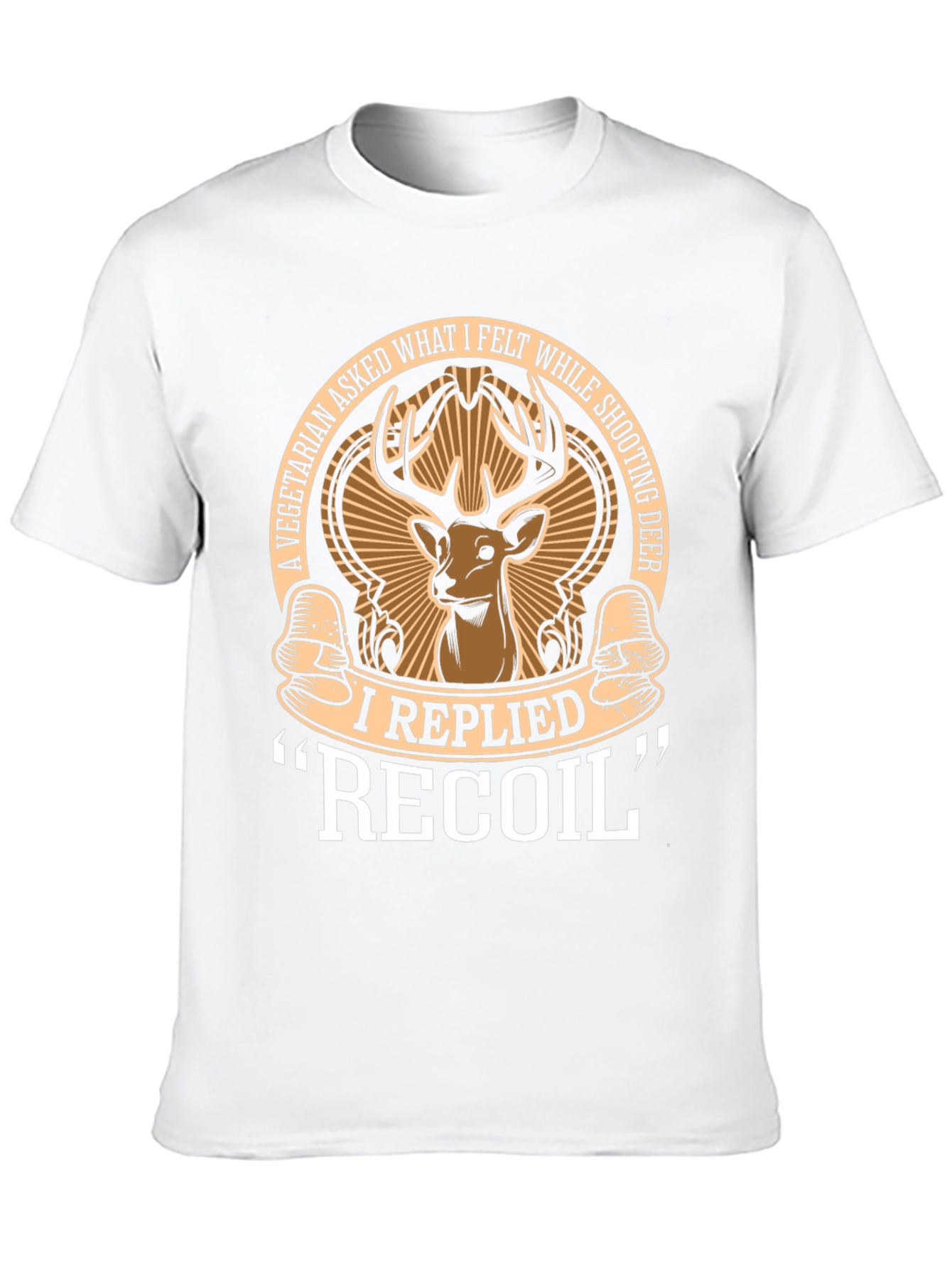 Vegetarian Asked Shooting Deer Funny T-Shirt
