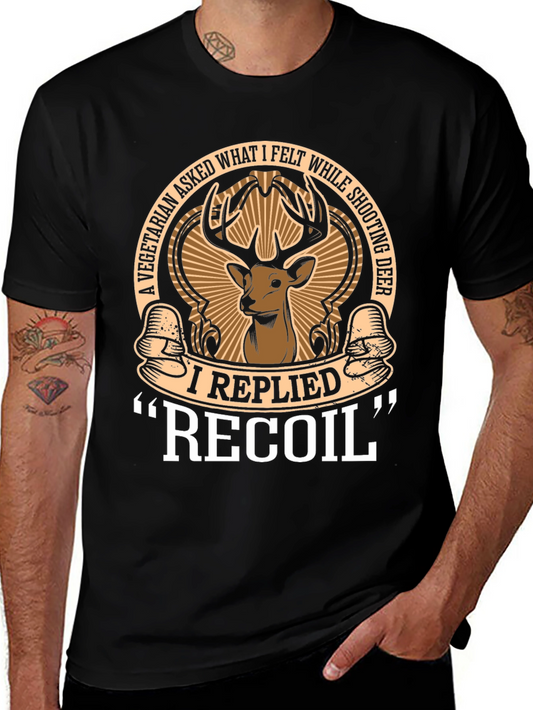Vegetarian Asked Shooting Deer Funny T-Shirt