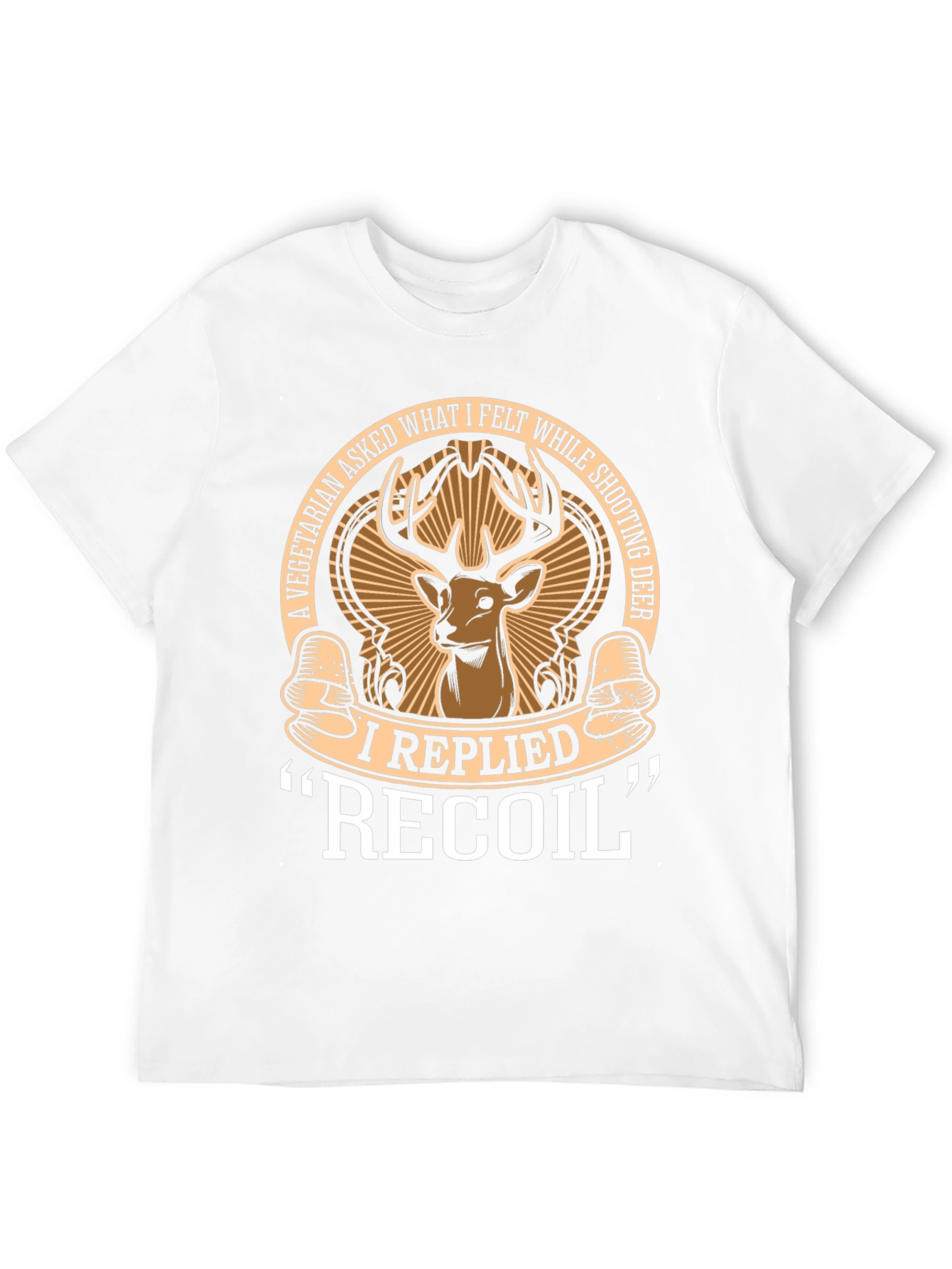 Vegetarian Asked Shooting Deer Funny T-Shirt
