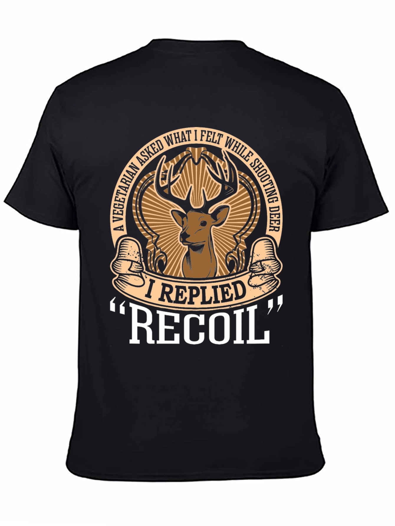 Vegetarian Asked Shooting Deer Funny T-Shirt