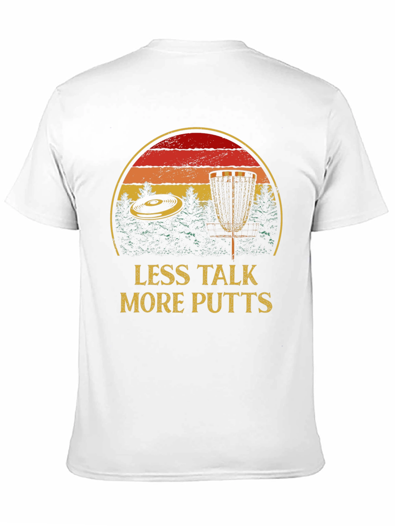Less Talk More Putts Disc Golf T-Shirt