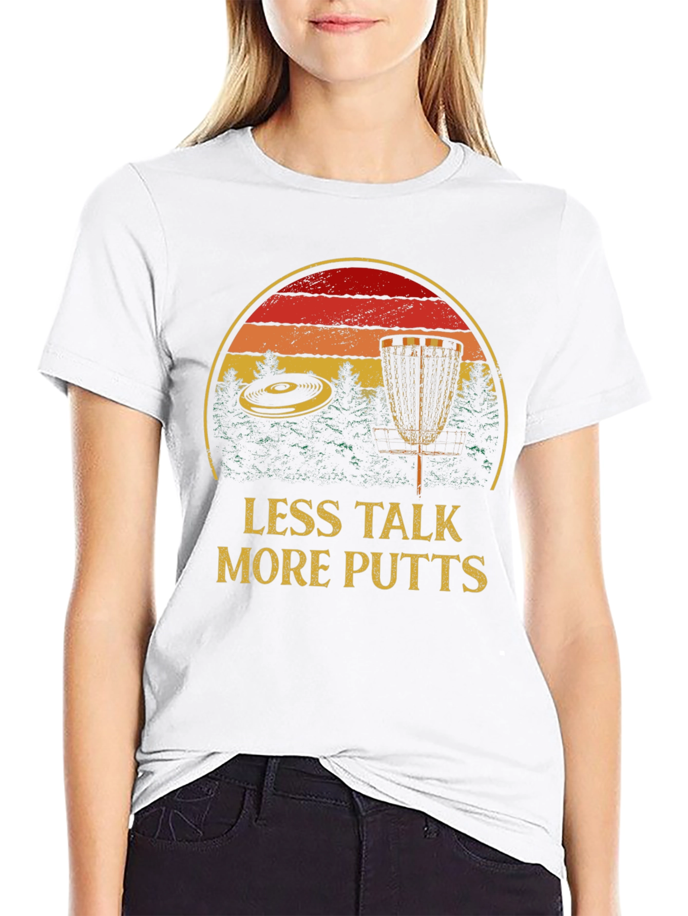 Less Talk More Putts Disc Golf T-Shirt