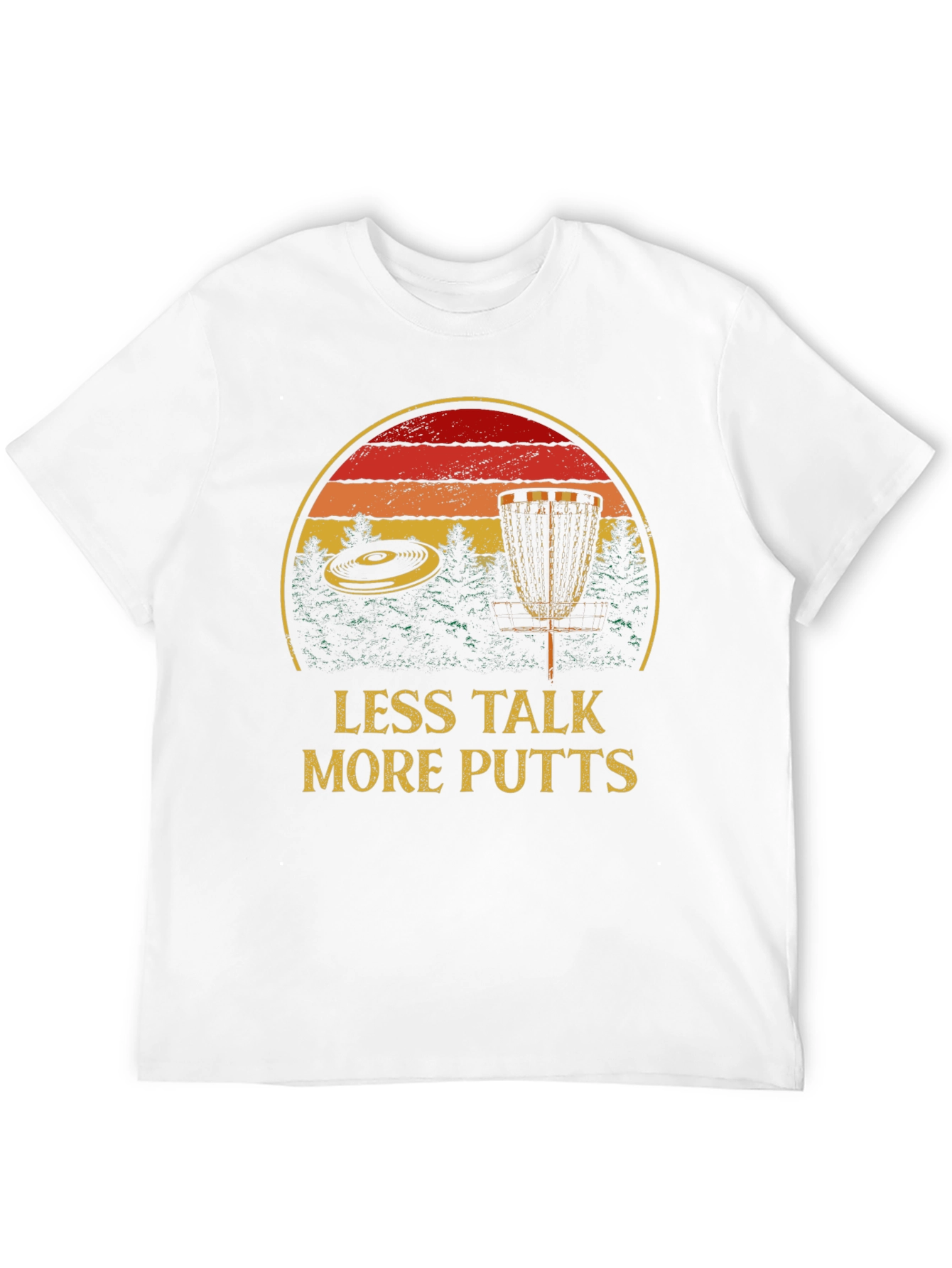 Less Talk More Putts Disc Golf T-Shirt