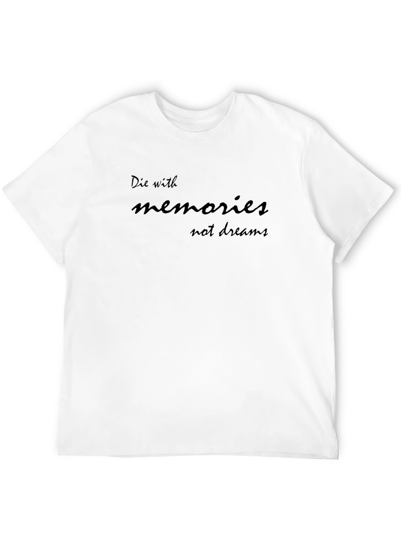 Die With Memories Graphic Tee - Black T-Shirt