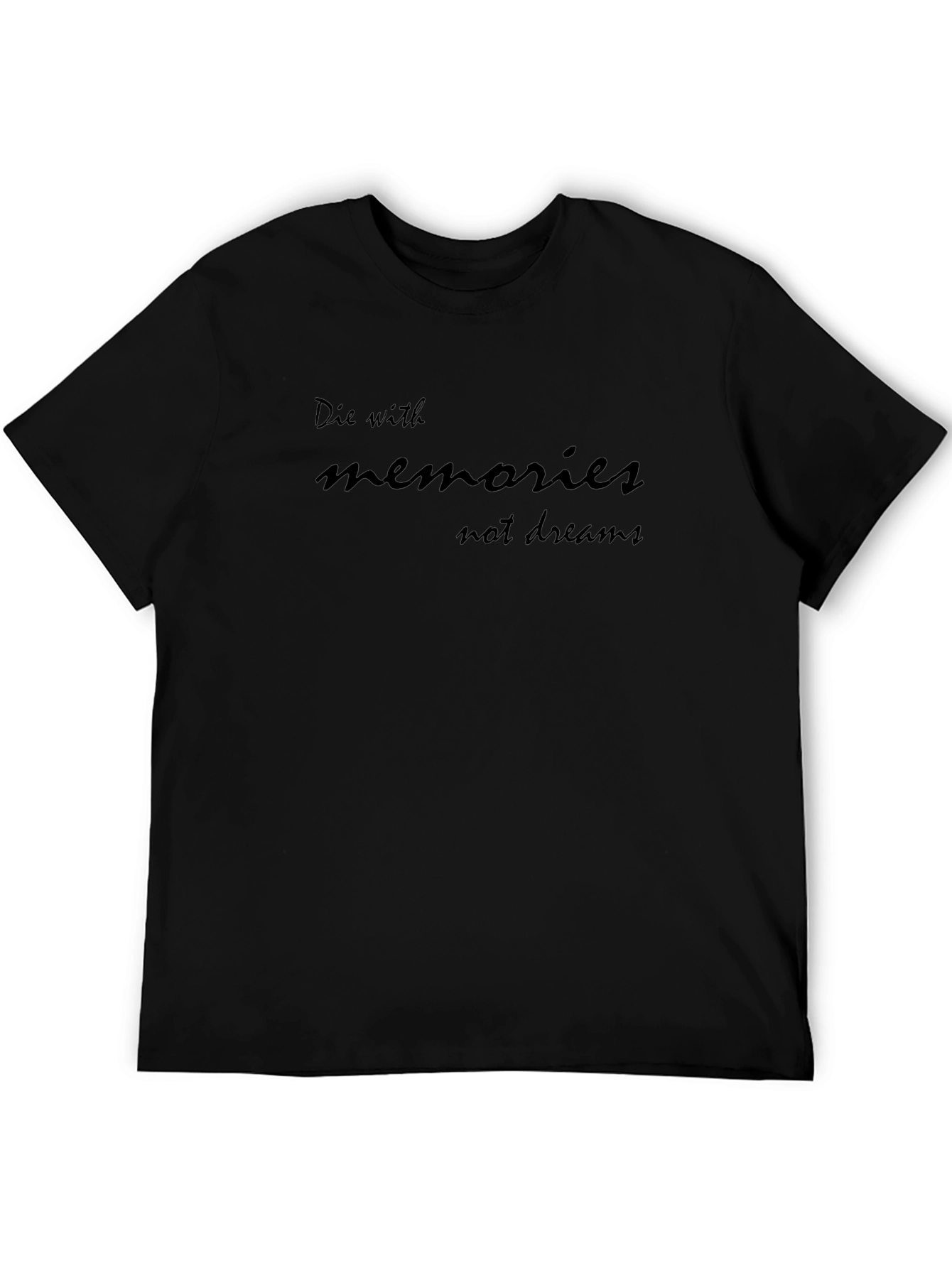 Die With Memories Graphic Tee - Black T-Shirt