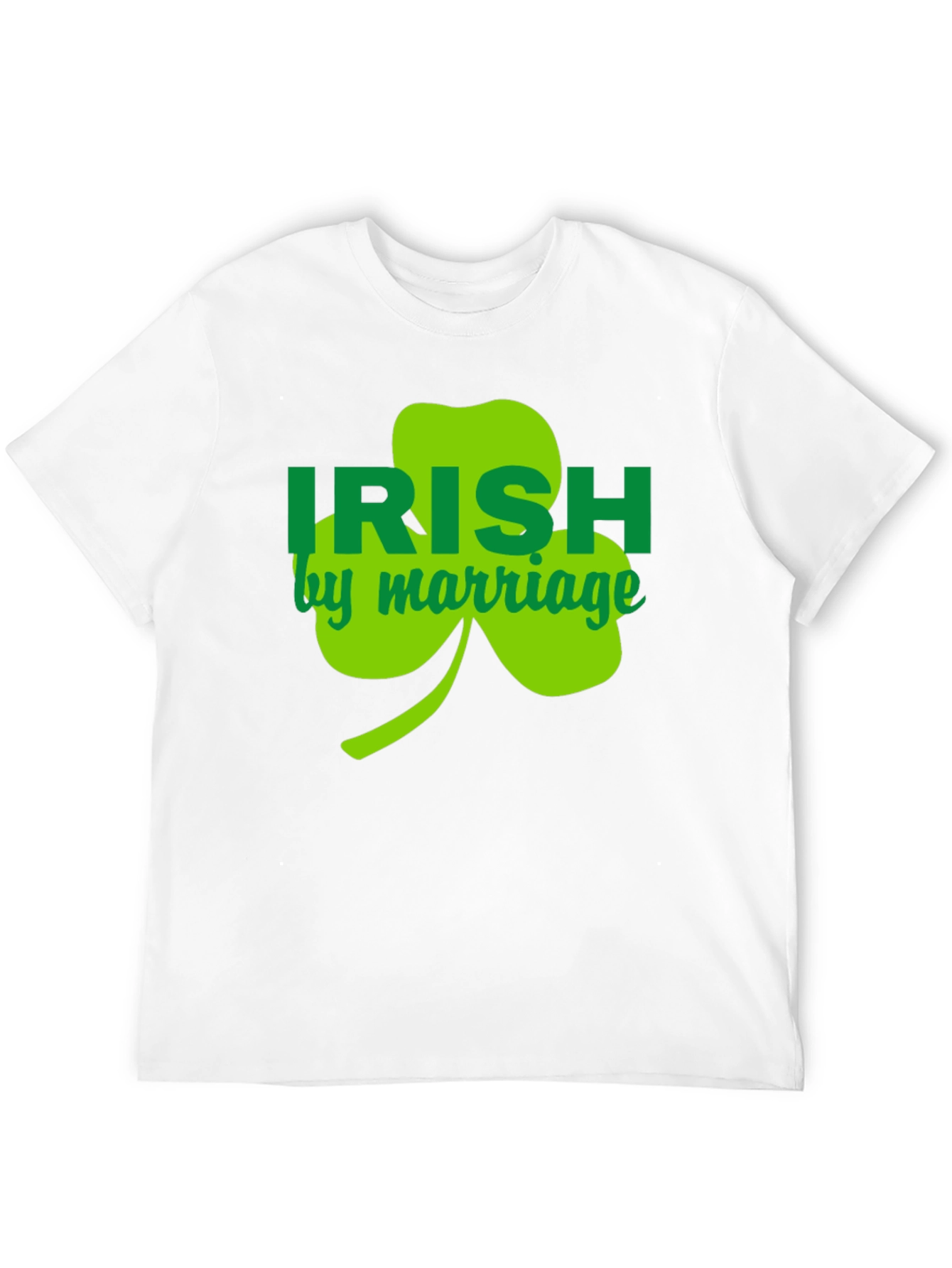Irish by Marriage Shamrock T-Shirt
