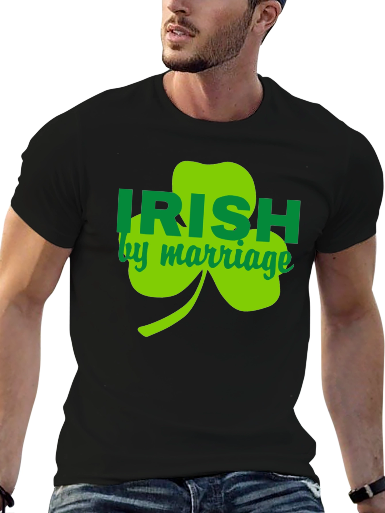 Irish by Marriage Shamrock T-Shirt