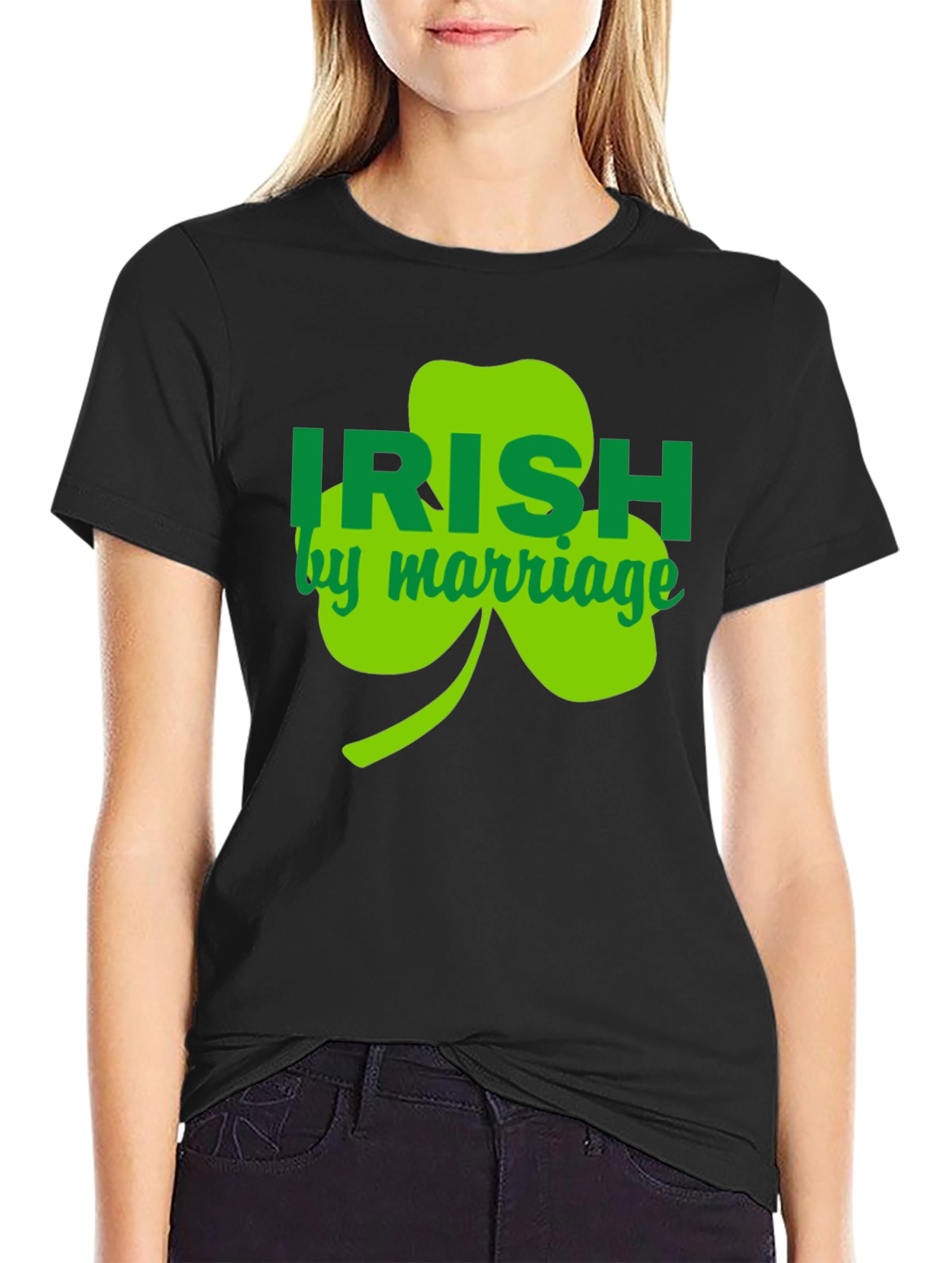 Irish by Marriage Shamrock T-Shirt