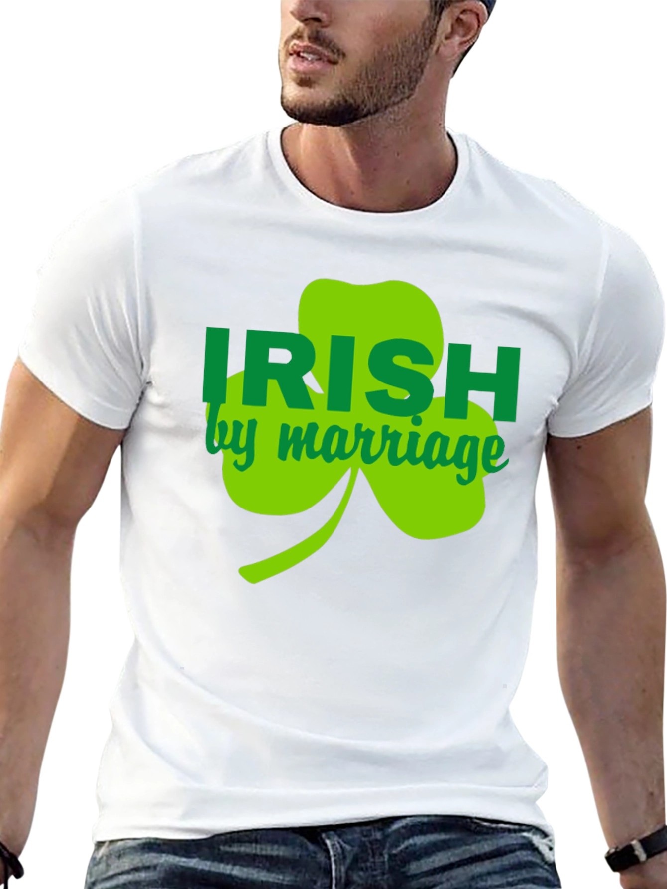 Irish by Marriage Shamrock T-Shirt