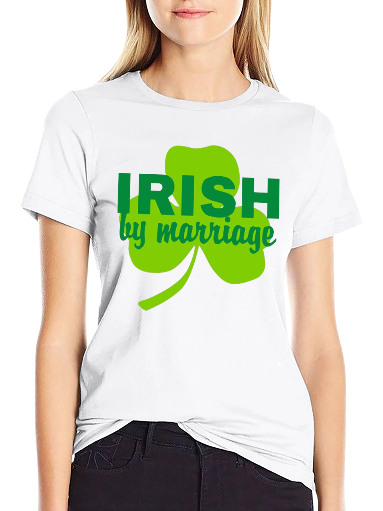 Irish by Marriage Shamrock T-Shirt