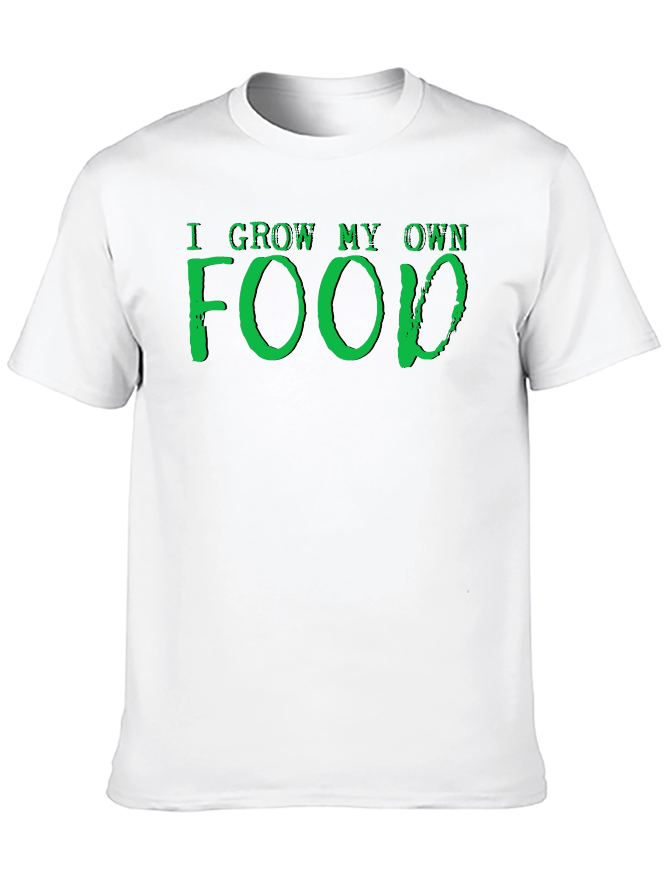 I Grow My Own Food Black T-Shirt